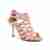 Portdance PD803 roze glitter dansschoenen met open teen voor salsa