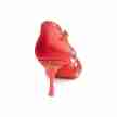 Portdance PD800 dansschoenen glitters achterkant rood