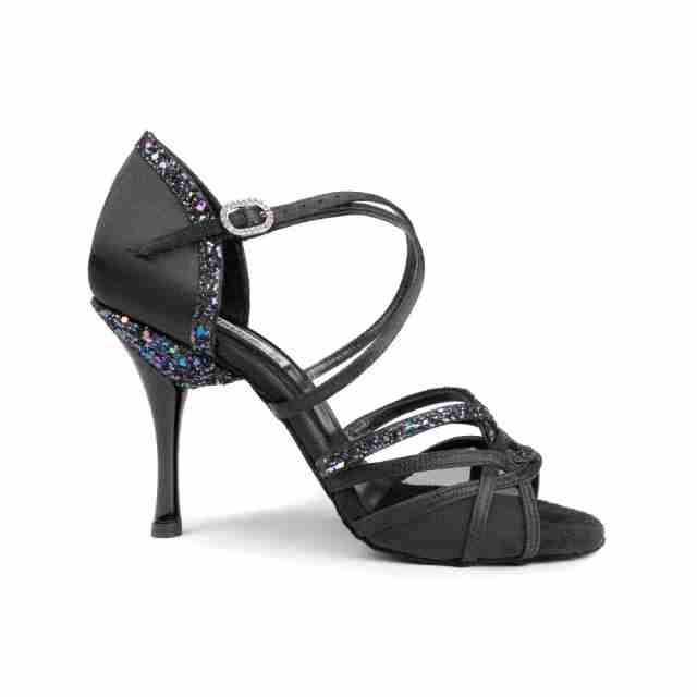 Portdance PD800 Pro net dames dansschoenen met glitters