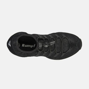 Rumpf Mambo Zwarte lage danssneakers met elastische veters 