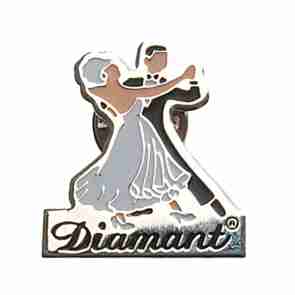 Diamant Zilverkleurige Broche HW07966