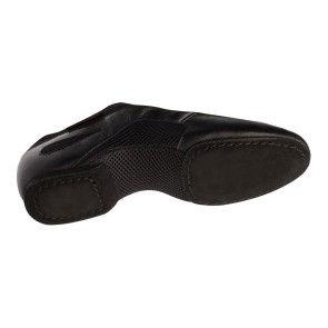 Supadance 8889 jazzschoenen elastische sluiting splitzool zwart