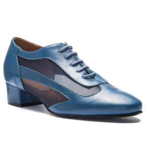 Rumpf Premium Line 9103 Dames blauwe ademende dansschoenen voor practice