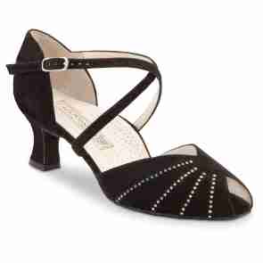 Werner Kern Sonia dames dansschoenen met Strass en Peeptoe neusje - comfort voetbed