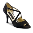 Nueva Epoca Joy Dansschoenen voor Dames Zwart Suede 6 cm hak