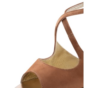 Nueva Epoca Tessa Dansschoenen voor Dames hoge hak 7 centimeter suede latin schoenen