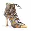 Portdance PD804 Pro Premium latin dansschoenen met panther print