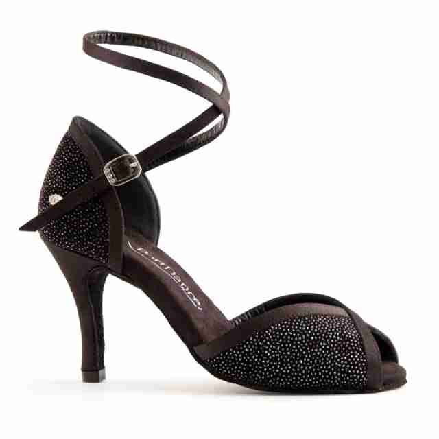 Portdance PD500 fashion dames dansschoenen zwart met glitter