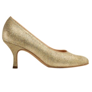 Supadanca 1016 dames ballroomschoenen regenboog goud zijkant