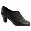 Supadance 1227 dames dansschoenen zwart vetersluiting