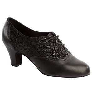 Supadance 1227 dames dansschoenen zwart vetersluiting