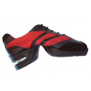 Supadance 8008 danssneakers splitzool rood extra demping 