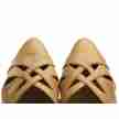 Supadance 1531 dames dansschoenen leer beige neus