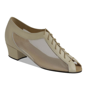 Supadance 3124 dames trainingsschoenen open teen beige