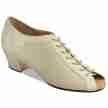 Supadance 3124 dames dansschoenen vetersluiting leer beige