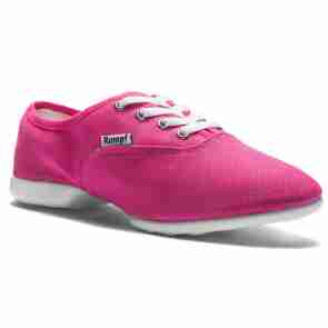 Rumpf Bee Jazz RU1515 Fuchsia Canvas Danssneakers met Splitzool