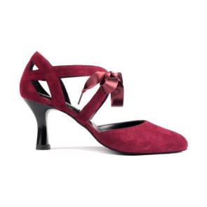 Portdance PD125 premium dansschoenen voor dames bordeaux