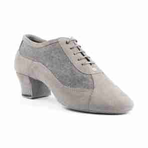 Portdance PD702 Fashion Dames Trainingsschoenen Grijs Suede Denim