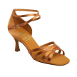 Supadance 7844 dames dansschoenen flare hak brons