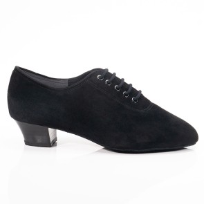 Anna Kern 559-30 Zwarte Suede Dames dansschoenen voor training met hakje