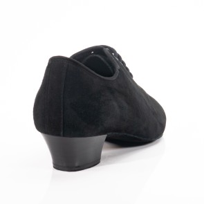 ballroom en latin trainingsschoenen voor dames zwart suede Anna Kern 559-30