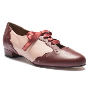 Rumpf Premium Line Dames Swing Schoen 9239 Burgundy/Antique Rose