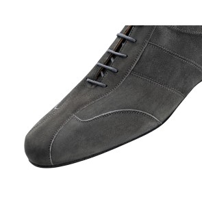 Werner Kern 28045 Cuneo grijze dansschoenen voor heren ultralicht suede danssneaker