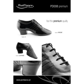 Portdance PD008 Dansschoenen Latin vetersluiting 