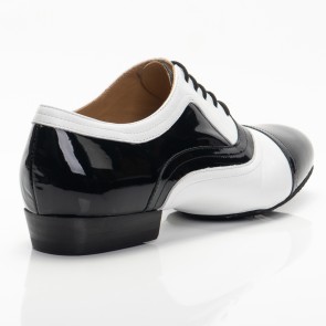 Nueva Epoca La Plata heren tango dansschoenen zwart-wit