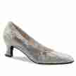 Werner Kern Laura dames dansschoenen voor Ballroom met Elastische boord met metallic effect